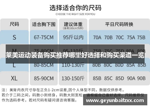 莱美运动装备购买推荐哪里好选择和购买渠道一览